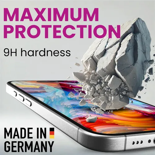 Vista 2 de atFoliX Película protectora de vidrio de plástico compatible con Xiaomi Redmi Note 11 Pro Glass Protector, 9H Hybrid-Glass FX Glass Screen Protector