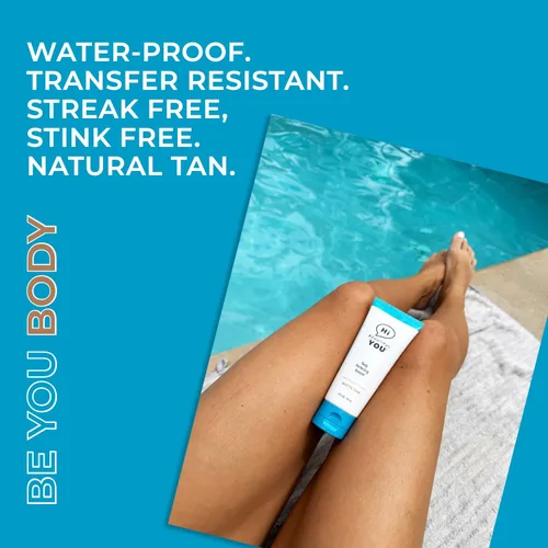 Vista 4 de Del creador de belleza per fekt, bronceador perfeccionador para el cuerpo y las piernas Instante, saludable, impermeable, lavado. Sin DHA