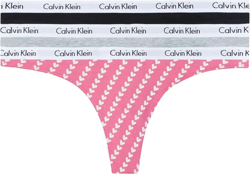 Vista 7 de Calvin Klein Paquete de 3 tanga carrusel B (qp1259-202)/B