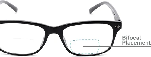 Vista 6 de Readers. com Gafas de lectura: el estilo cuadrado bifocal de Williamsburg para hombres y mujeres