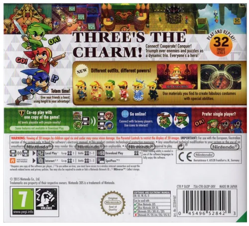 Vista 2 de The Legend of Zelda Tri Force Heroes (Nintendo 3DS)