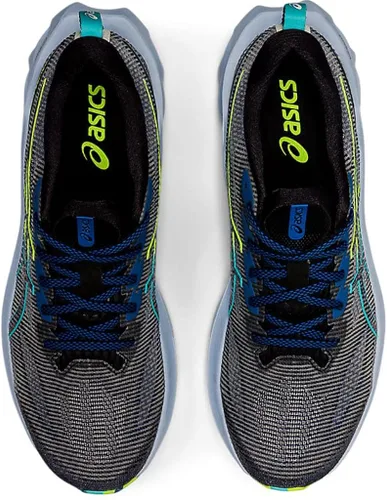 Vista 6 de ASICS Zapatillas de correr NOVABLAST 2 LE para hombre negroverde peligro