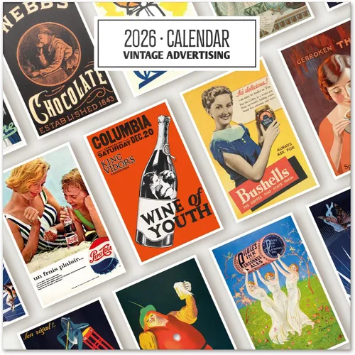 Vista 16 de Calendario de pared de arte 2026, 12 x 12 pulgadas, sin plástico y certificado FSC® – Comienza la semana el domingo Calendario de agenda familiar