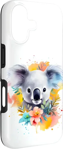 Vista 3 de Funda Koala con flores de eucalipto para iPhone 17