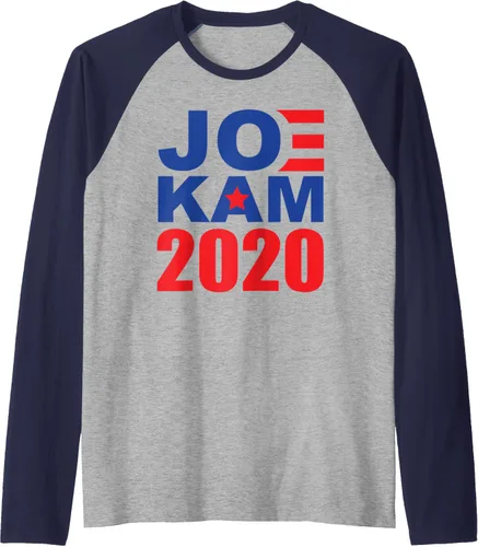 Vista 11 de Biden Harris 2020 Team Camiseta de béisbol raglán JOE KAM, Negro, S