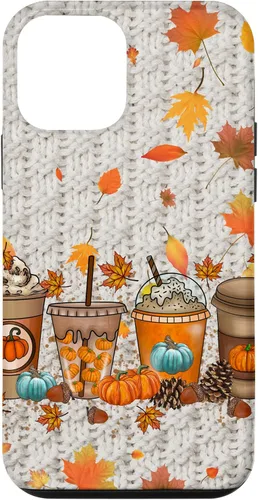Vista 16 de iPhone 16 Acción de Gracias Otoño Hojas Otoño Calabaza Especias Funda