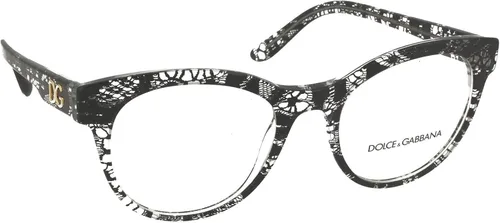 Vista 6 de Dolce & Gabbana DG3334 - Lentes de mujer con encaje negro 52
