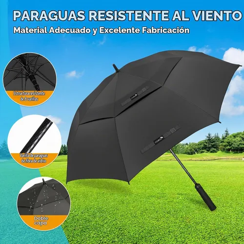 Vista 4 de ZOMAKE Golf Umbrella, Large Windproof Heavy Duty Umbrellas