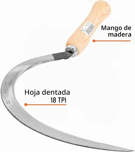 Vista 2 de Truper HP-0 Ganchos de césped dentados 41 cm (16") 25 cm (10")