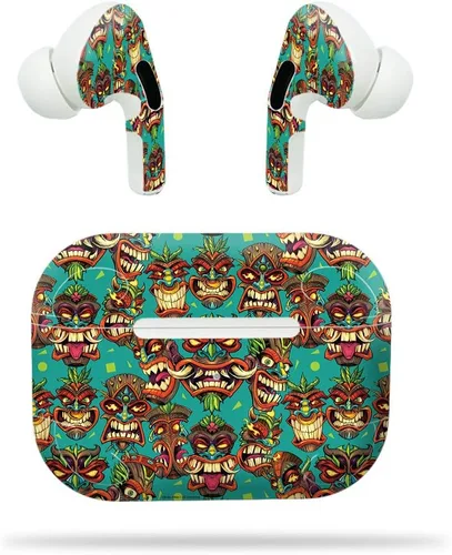 Vista 5 de MightySkins - Compatible con Apple Airpods Pro - Magenta Summer Funda protectora de vinilo duradera y única Fácil de aplicar, quitar y cambiar
