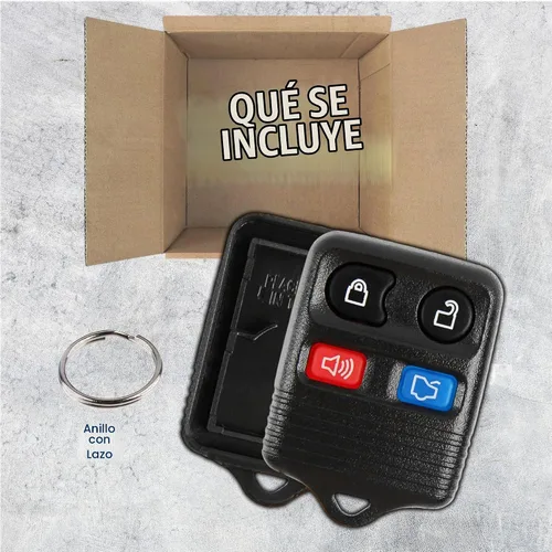 Vista 3 de keylessoption sólo el caso Keyless Entry Remote Key Fob Shell, Negro