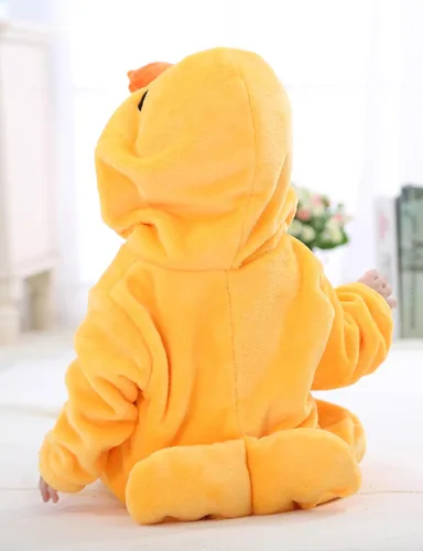Vista 4 de COSLAND Disfraz unisex de franela para bebés y niños pequeños