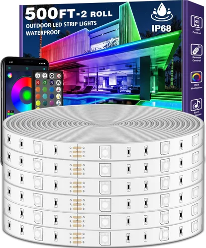 Vista 9 de LETIANPAI Luces de Cuerda de Neón de 15 Pies, Luces de Cuerda LED Flexibles con Control por App/Control Remoto, Múltiples Modos de Sincronización