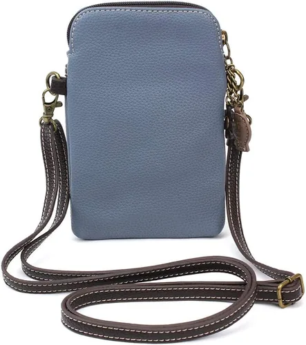 Vista 3 de CHALA Cat Collection Cell Phone Crossbody Purse-Women PU LeatherCanvas Multicolor Handbag with Adjustable Strap