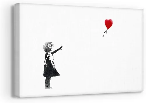 Vista 39 de Banksy Graffiti Street Art Colecciones de lienzos de arte callejero. Listo para colgar. Fabricado en Estados Unidos #FULL2