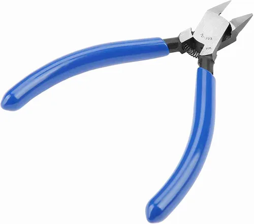 Vista 6 de Alicates diagonales eléctricos de 4 "Mini Alicates diagonales de alta dureza Cable de alambre Snips Flush Cutter Snips Cutting Nippers Herramientas