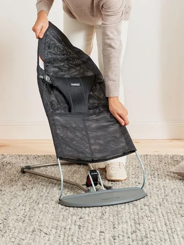 Vista 10 de BabyBjörn Bouncer Bliss Silla de rebote para bebé, Malla, Antracita