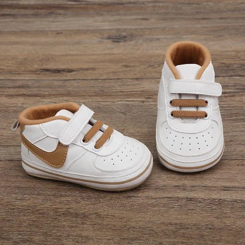 Vista 3 de Clowora Unsex - Zapatos de bebé para niños y niñas, tenis antideslizantes con suela de goma suave, zapatos ligeros