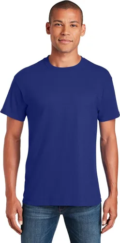 Vista 2 de Gildan Camiseta de algodón pesado para hombre, cobalto, M (paquete de 6), Ceniza, verde