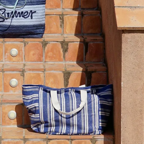 Vista 3 de Bolso DKD Home Decor Azul Rojo Aluminio 39 x 26 x 34 cm Monedero