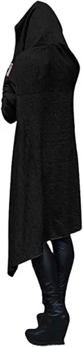 Vista 2 de Xuan2Xuan3 sudadera holgada, con bolsillos canguro, abrigo de vestir para mujer.