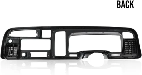Vista 3 de G-PLUS - Panel de adorno para salpicadero, compatible con Dodge Ram 1994-1997, cubre el panel de instrumentos, 55114870-1 (plástico ABS negro)