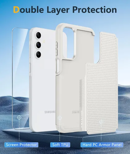 Vista 276 de FNTCASE Funda para iPhone 17 Pro: Fundas delgadas translúcidas de color azul claro compatibles con MagSafe, protección completa de la cámara