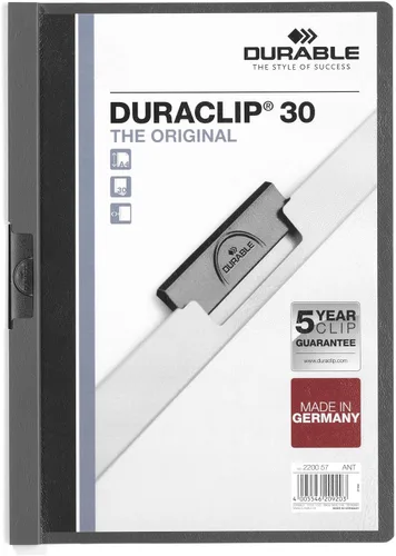 Vista 18 de Durable DURACLIP 30 - Carpeta con clip de PVC, tamaño A4, surtido