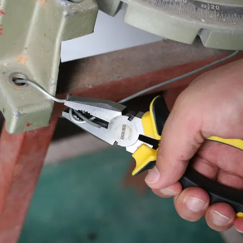 Vista 6 de DOWELL Alicates de Liniero - Alicates Combinados con Cortador de 6 Pulgadas, Construcción de Acero al Cromo Níquel de Servicio Pesado y Mango