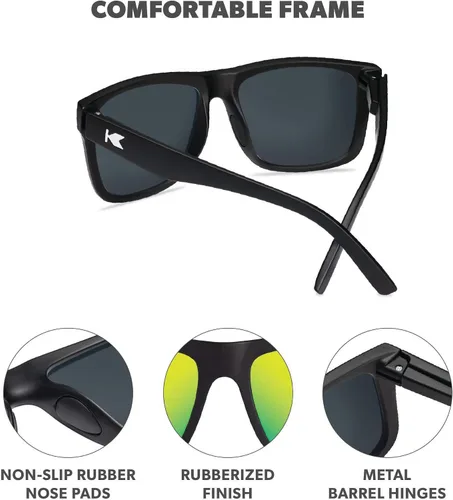 Vista 3 de Knockaround Torrey Pines Polarized Sunglasses for Men & Women - UV400 Protection
