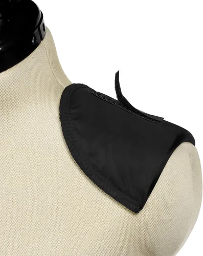 Vista 3 de Dritz - 103561 53076-1 hombreras, cubiertas con cinta de cierre de gancho y bucle cosido, 1/2 pulgada, negro