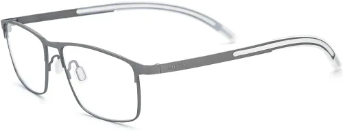 Vista 4 de FONEX Marco de gafas de titanio, marco cuadrado de lentes ópticos de miopía para hombre 8521