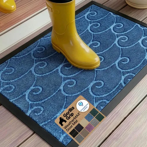 Vista 57 de Gorilla Grip - Tapete WeatherMax todo terreno 100% impermeable, caucho natural, resistente a manchas y decoloración, interior y exterior, fácil