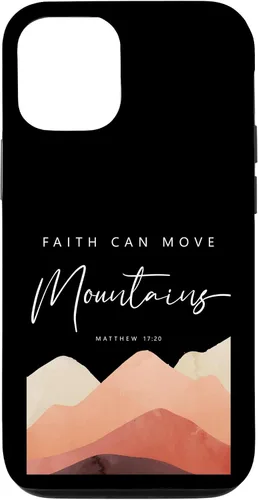 Vista 28 de Faith Can Move Mountains - Matthew 17 20 Inspiring Christian Case for iPhone 17
