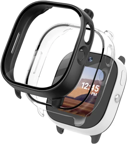 Vista 11 de Kuaguozhe [Paquete de 2 protectores de pantalla compatibles con Gizmo Watch 2, vidrio templado, transparente + azul]