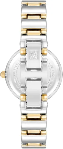 Vista 3 de Anne Klein Reloj de pulsera con esfera de diamante genuino para mujer