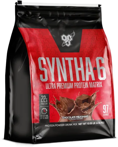 Vista 25 de BSN SYNTHA-6 - Proteína de suero en polvo, crema de piedra fría, sabor Remix de pastel de cumpleaños, caseína micelar, polvo aislado de proteína