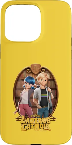 Vista 30 de Funda para iPhone 13 Miraculous Ladybug and Cat Noir The Movie Marinette Adrien