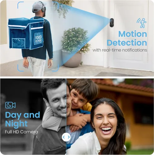 Vista 5 de Lockly Vision Elite - Cerradura inteligente de video con cámara, cerrojo inteligente Wi-Fi para puerta delantera, teclado PIN Genie®, cerradura