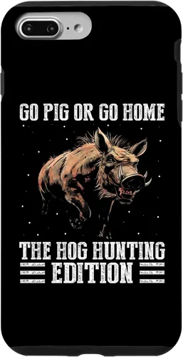 Vista 10 de iPhone 12 mini Pig Hunting Quote for Hog Exterminator and Boar Hunting Case