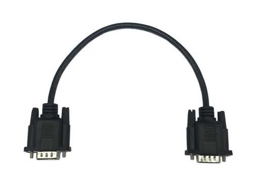 Vista 3 de CERRXIAN 1 pie VGA SVGA 15 Pin HD15 macho a macho adaptador de video Monitor Cable para PC portátil TV Porjector (mm)