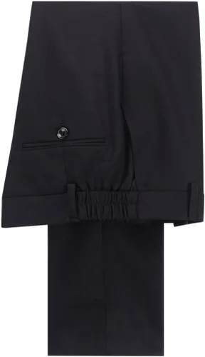 Vista 5 de SWOTGdoby Traje formal Tuexdo dorado Jacquard Slim Fit 2 piezas traje conjunto chaqueta pantalones para boda fiesta de graduación