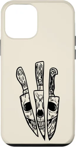 Vista 16 de Skull Reflected on Kitchen Knives Retro Chefs Cooks Gift Case for iPhone 17