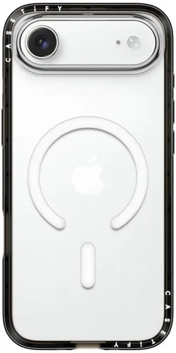 Vista 17 de CASETiFY Funda compacta para iPhone 15 [delgada y elegante/compatible con Magsafe / 4 pies 2X protección contra caídas de grado militar] - Negro
