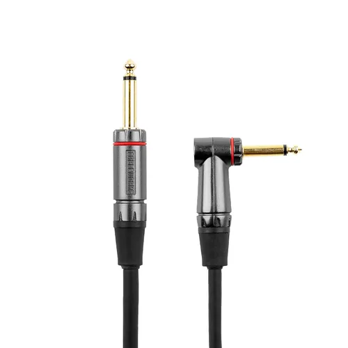 Vista 13 de Cableworks By Gator Cases Headliner Series Premium 3 pies recto a ángulo recto cable para instrumentos de guitarra (GCWH-INS-03RA)