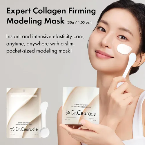 Vista 2 de leegeehaam Dr.Ceuracle Expert - Máscara de modelado reafirmante de colágeno, máscara facial de gelatina para piel brillante de cristal, spa casero