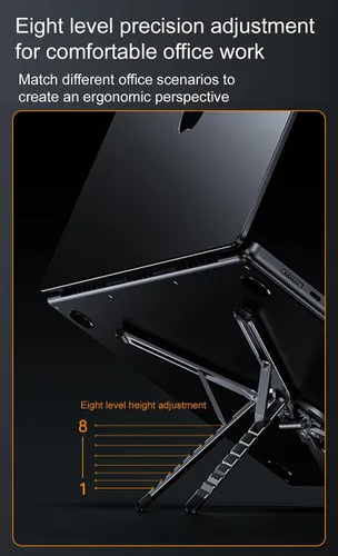 Vista 5 de Soporte magnético portátil multiusos, adecuado para teléfonos inteligentes, almohadilla, laptop, material de aleación de aluminio, adecuado