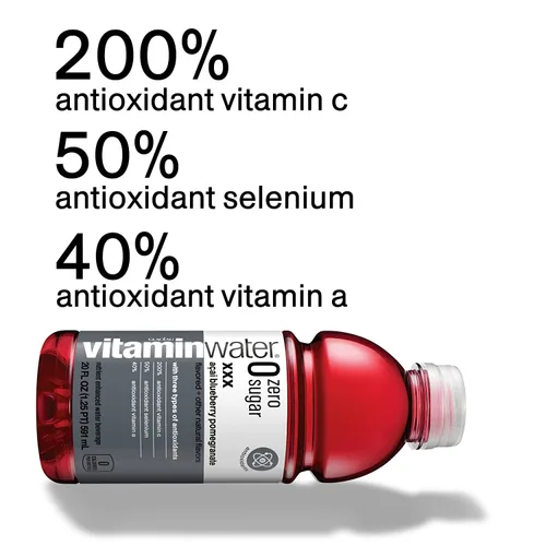 Vista 4 de Gsuila Vitamina Agua ZERO - Agua embotellada con sabor a granada y arándanos y electrolitos, sin azúcar, 20 onzas líquidas