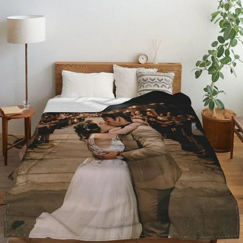 Vista 6 de Manta personalizada con fotos, texto, Manta Personalizada con imagen, texto o fotos para regalos de cumpleaños de adultos o niños, Navidad, Noche