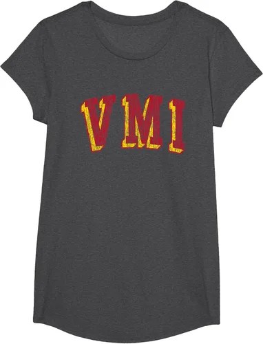 Vista 27 de VMI Keydets Retro Arch Camiseta, Negro